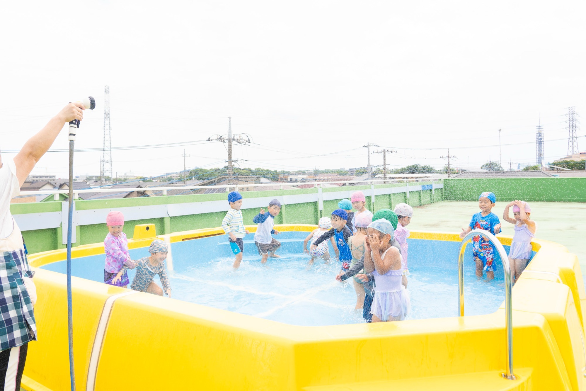 水遊び